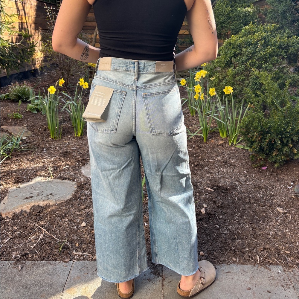 NWT Everlane Way-Wide Crop Jeans